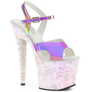 Unicorn Glitter High Heel Shoes